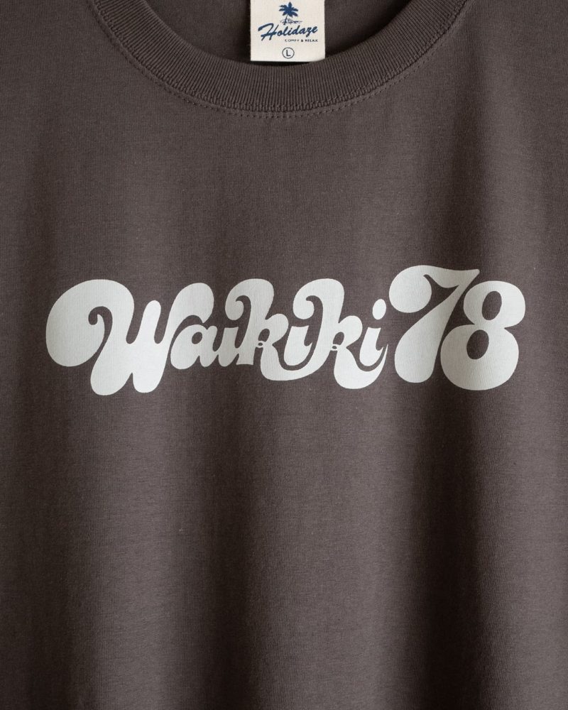 WAIKIKI'78 ハワイアンTシャツ ユニセックス トープ