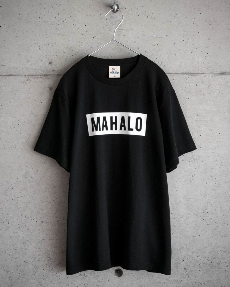 mahalo ボックスロゴTシャツ ブラック