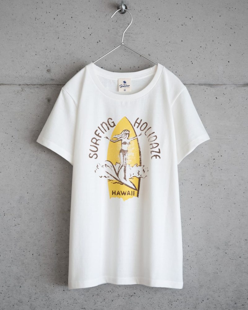 surf girl vintage オールドサーフ レディースTシャツ