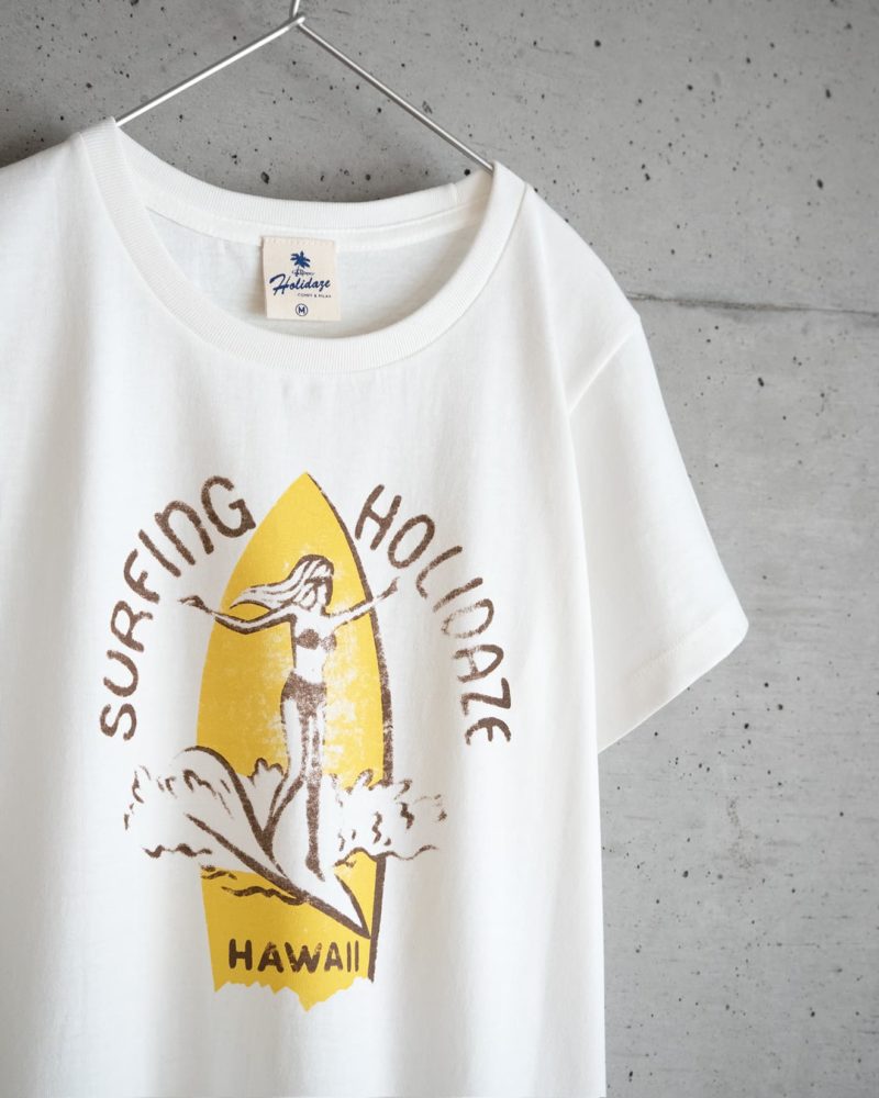 surf girl vintage オールドサーフ レディースTシャツ