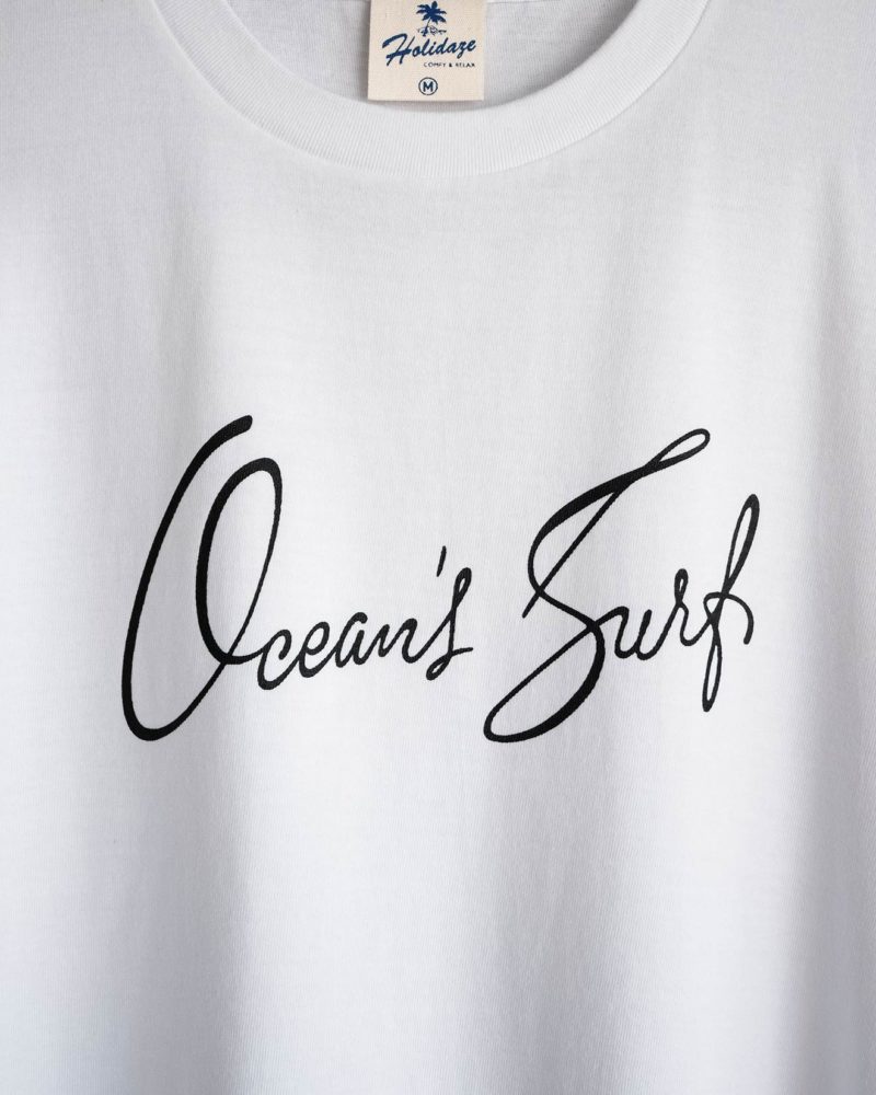 OCEAN'S SURF サーフTシャツ ユニセックス ホワイト
