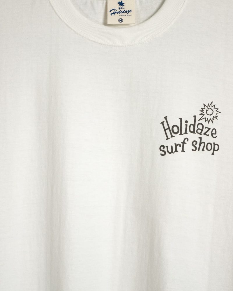 HOLIDAZE SURF SHOP ホリデイズ サーフショップ オールドサーフTシャツ オフホワイト