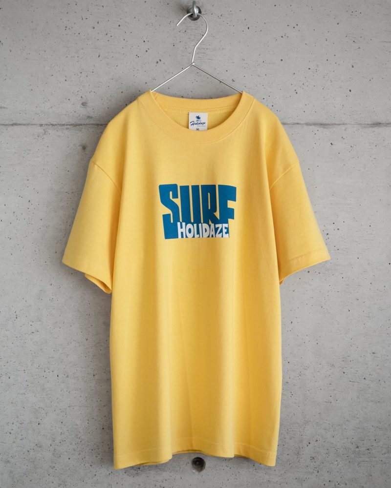 SURF HOLIDAZE オールドサーフTシャツ ユニセックス バナナイエロー