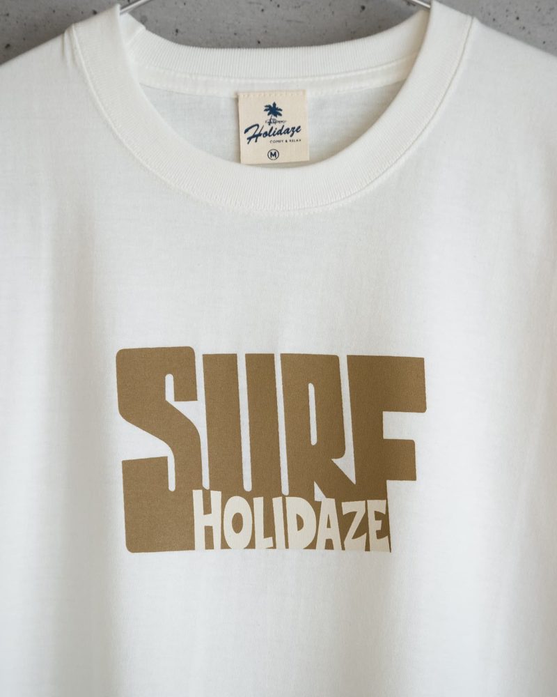 SURF HOLIDAZE オールドサーフTシャツ ユニセックス オフホワイト